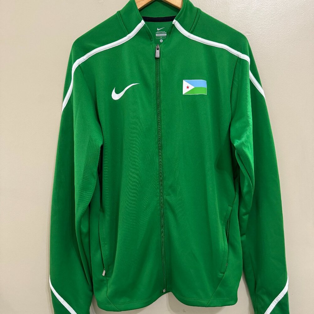 Nike Pro Elite DJIBOUTI Team-Issue Full-Zip Track Jacket Men's L 800553-377 NEW